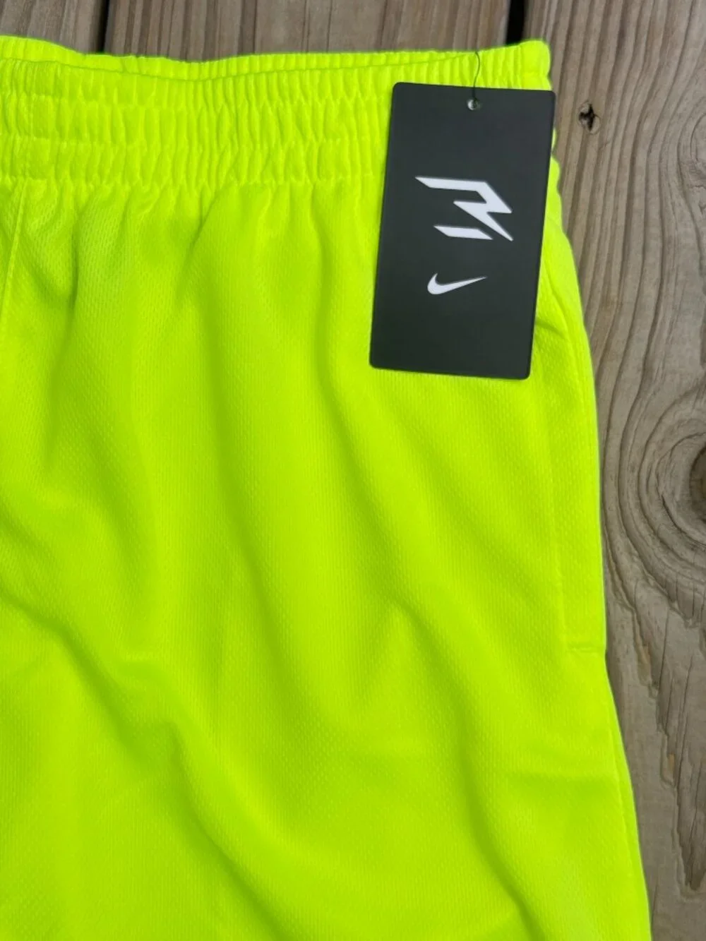 Nike 3BRAND Volt Mesh Shorts Boys L Y2K Athleisure Sportcore NWT Neon 3925